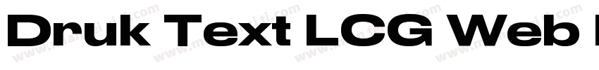 Druk Text LCG Web Medium字体转换
